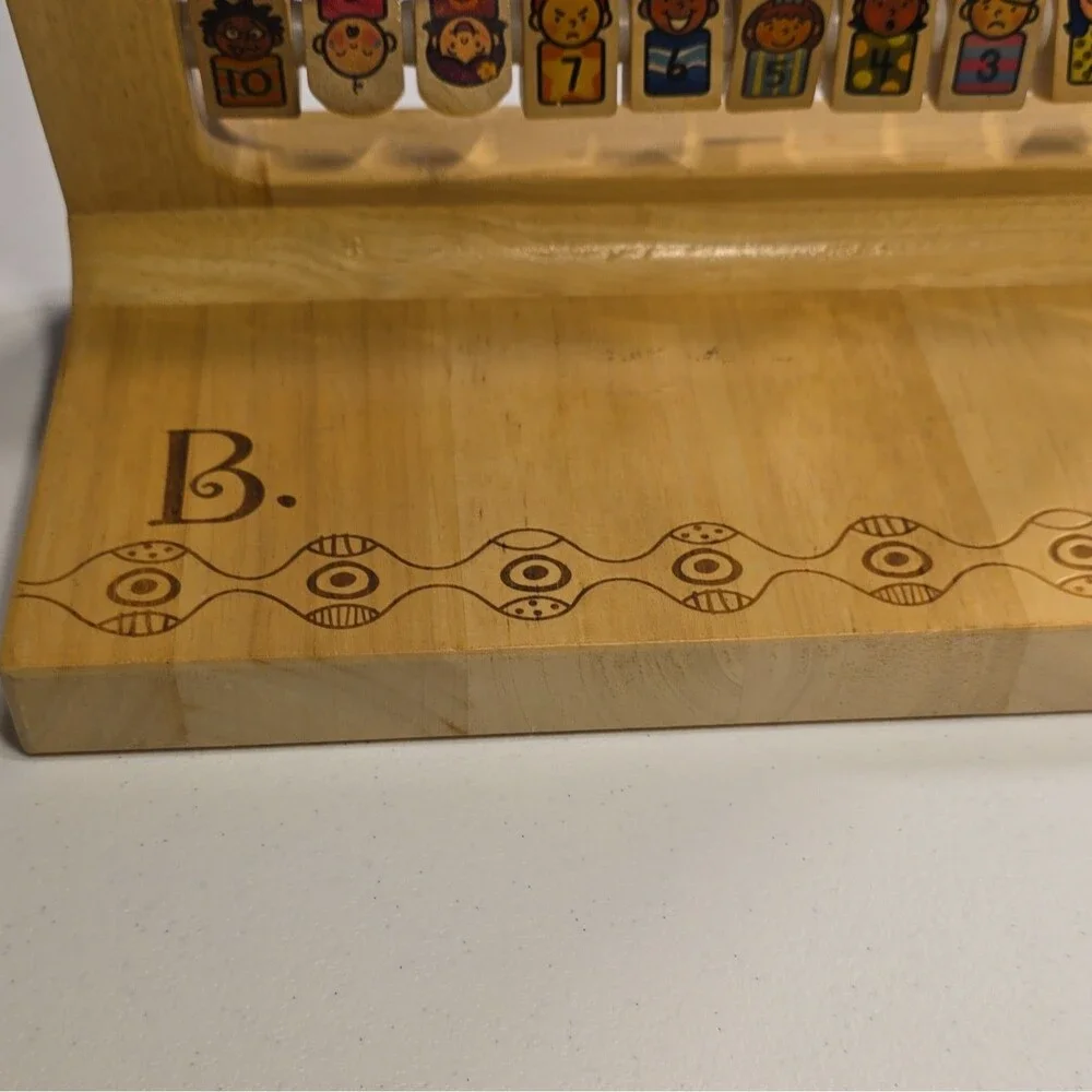 B. Toys Wooden Alphabet & Counting Educational Toy for Ages 3-7